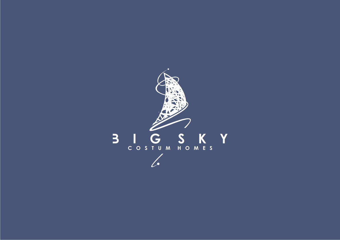 Logo Design by rgrider for Big Sky Custom Homes, LLC | Design #11741571