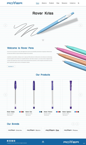 Web Design by pb for Rover Writing Instruments | Design: #11791434