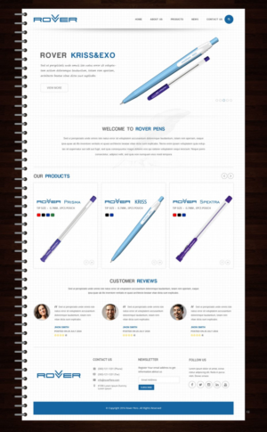 Web Design by pb for Rover Writing Instruments | Design: #11791435