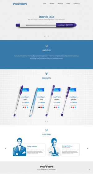 Web Design by pb for Rover Writing Instruments | Design: #11791439