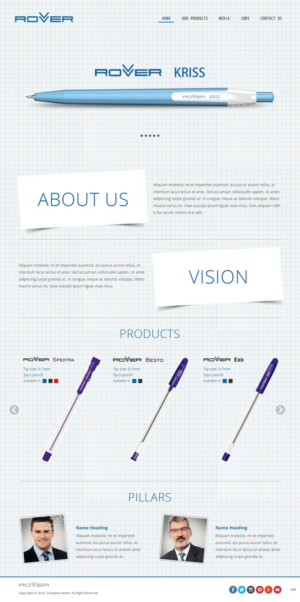 Web Design by pb for Rover Writing Instruments | Design: #11803109