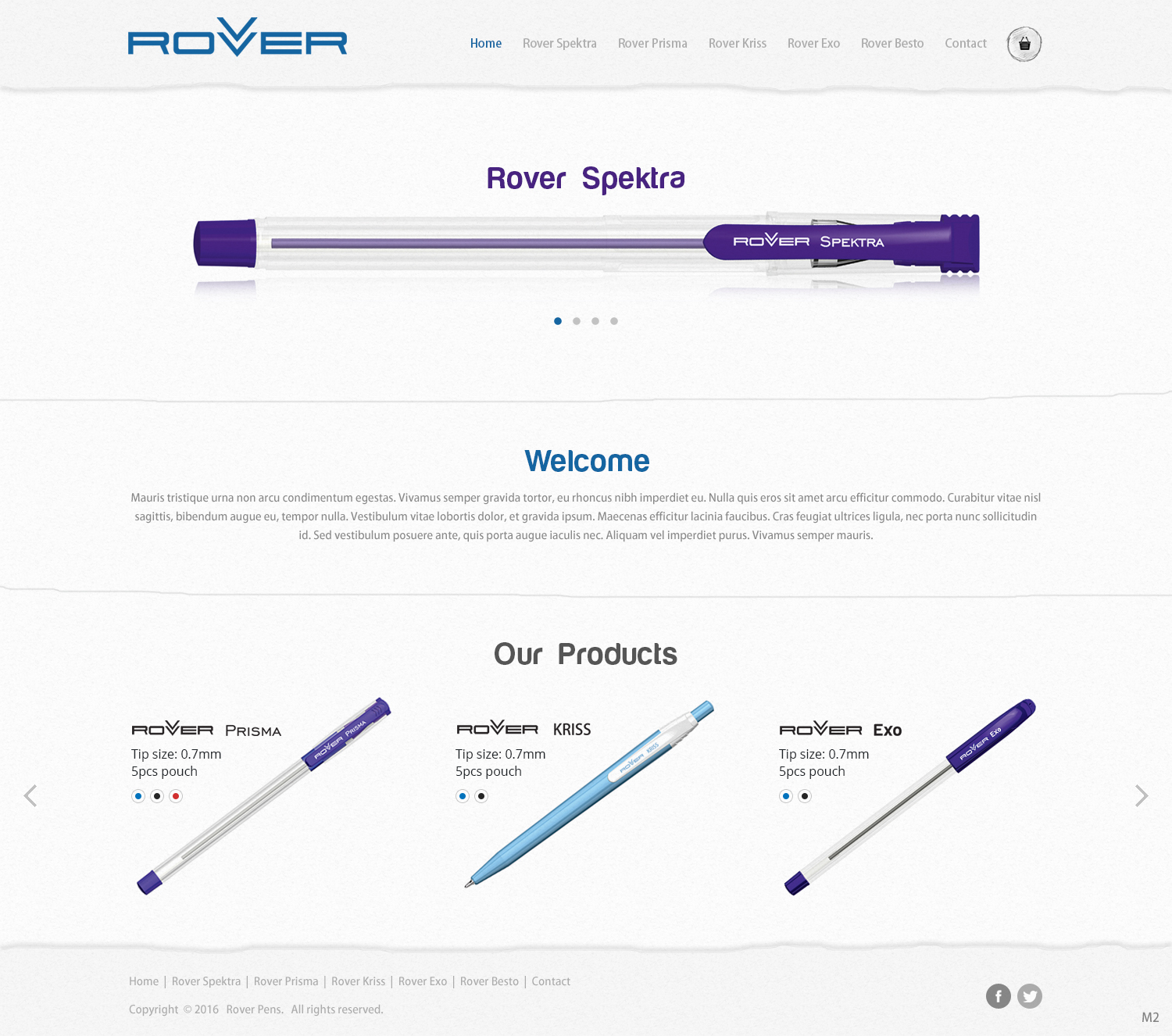 Web Design by pb for Rover Writing Instruments | Design #11803112