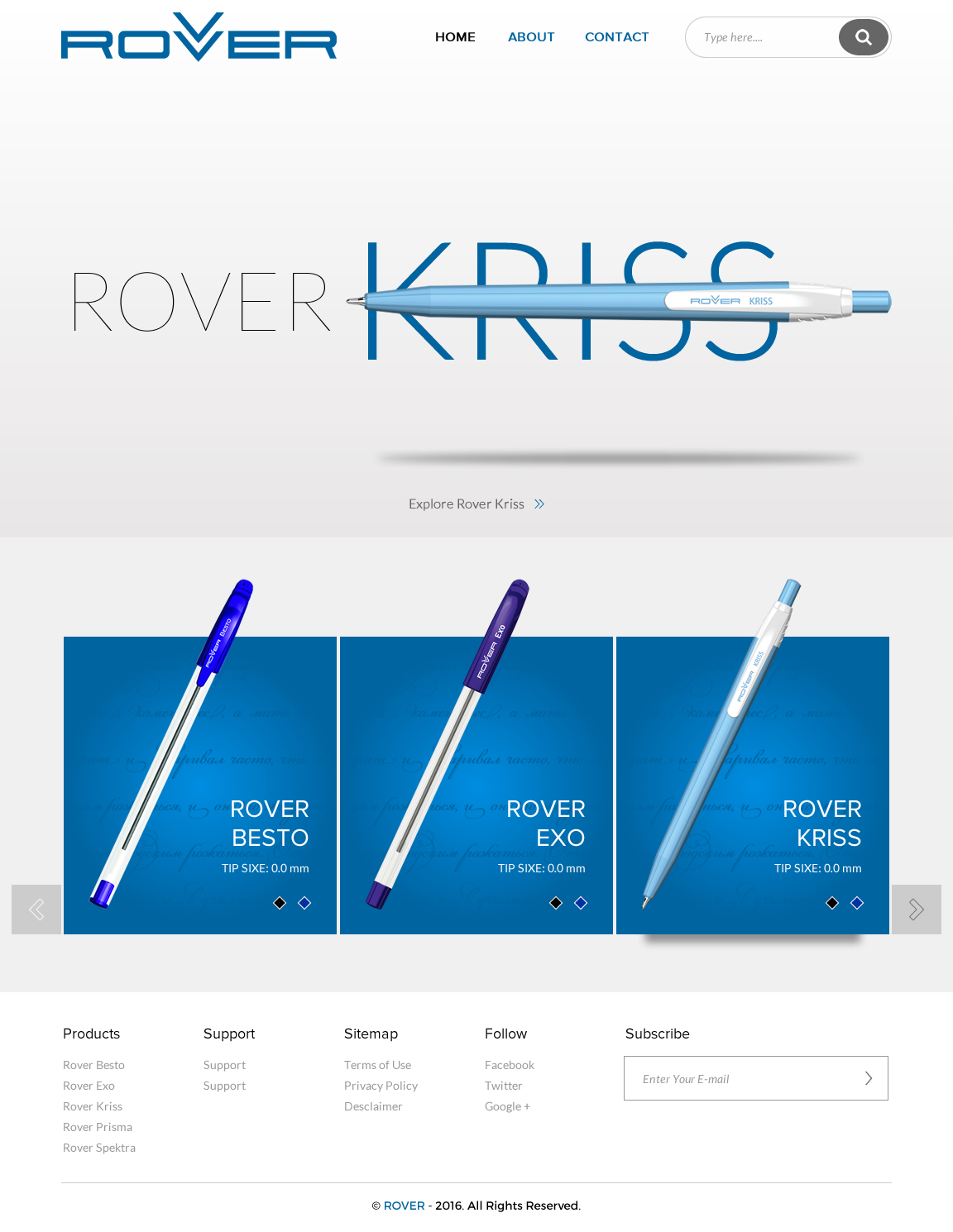 Web Design by rightway for Rover Writing Instruments | Design #11793825