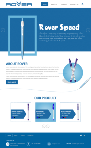 Web Design by rightway for Rover Writing Instruments | Design: #11793845