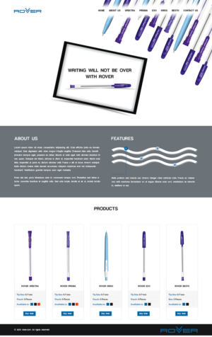 Web Design by Tpith for Rover Writing Instruments | Design: #11877962