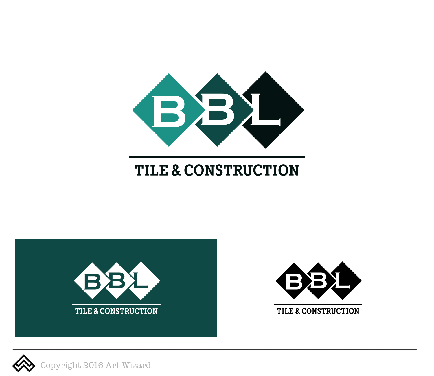 Logo Design by Grapismo Brand Studio for BBL Tile & Construction | Design #11806351