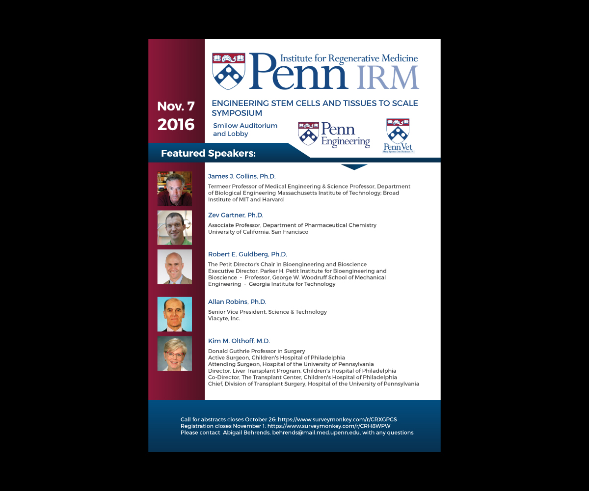 Flyer Design by M.Pirs for University of Pennsylvania | Design #11752345