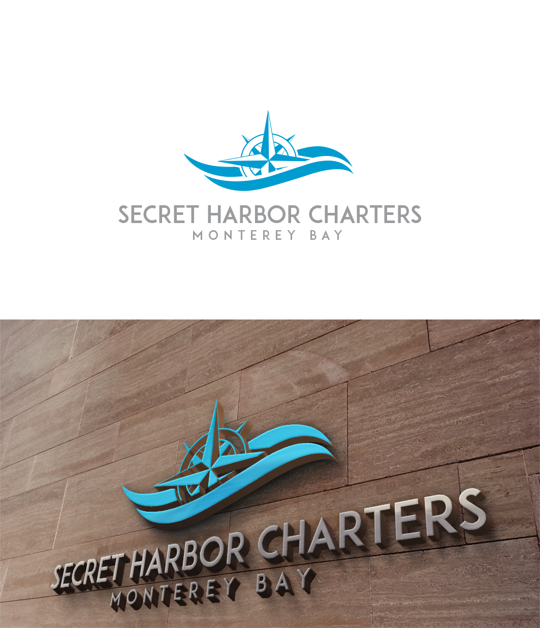 Logo Design by trufya for SECRET HARBOR CHARTERS | Design #11813181