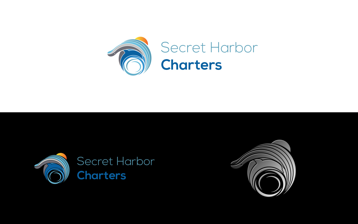 Logo Design by Grafactory for SECRET HARBOR CHARTERS | Design #11788721