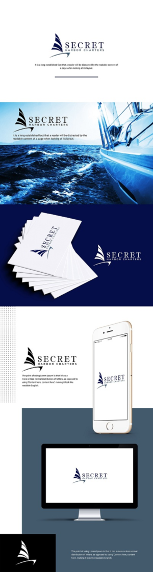 Logo Design by logo.develop for SECRET HARBOR CHARTERS | Design: #11804786