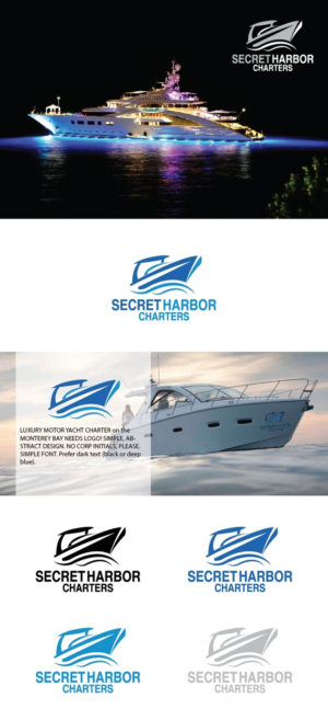 Logo Design by logo.develop for SECRET HARBOR CHARTERS | Design: #11804787
