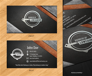barbershop business cards