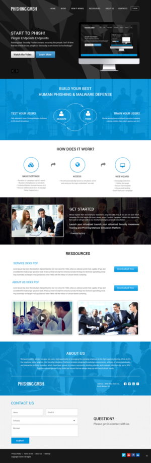 Web Design by pb for LUCY Security AG | Design: #11739002
