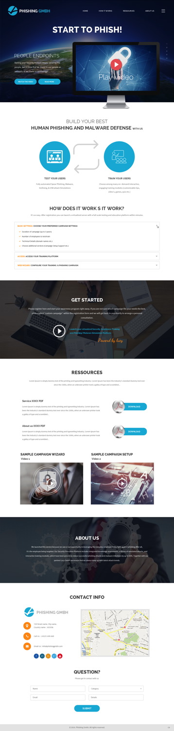 Web Design by pb for LUCY Security AG | Design #11739052