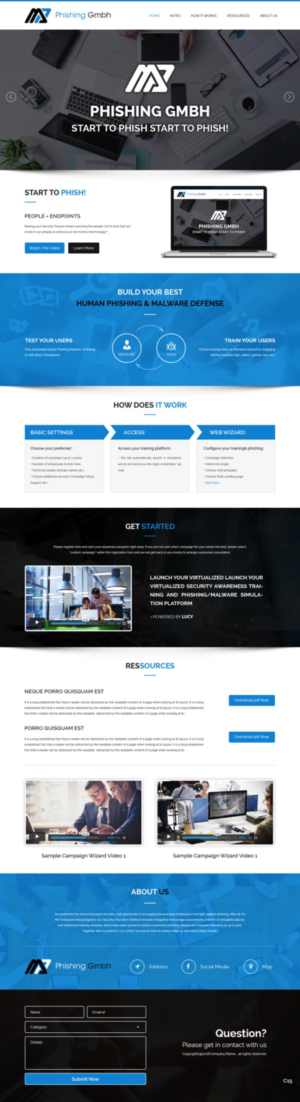 Web Design by pb for LUCY Security AG | Design: #11739056