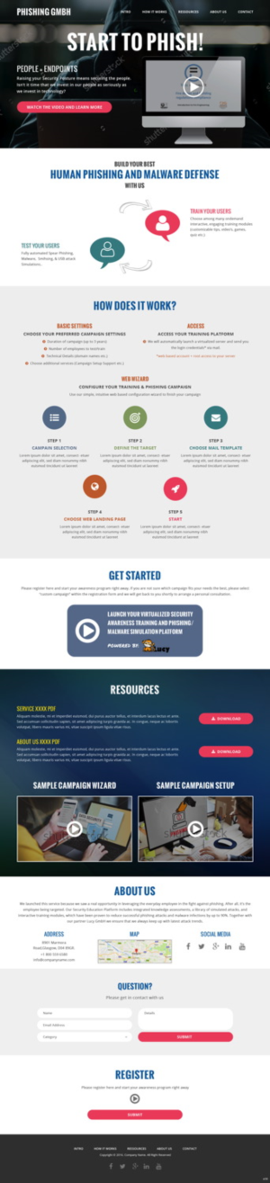 Web Design by pb for LUCY Security AG | Design: #11739063
