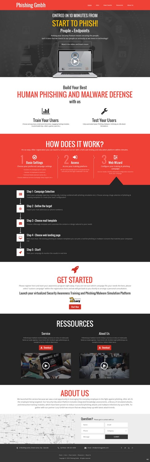 Web Design by pb for LUCY Security AG | Design #11811765