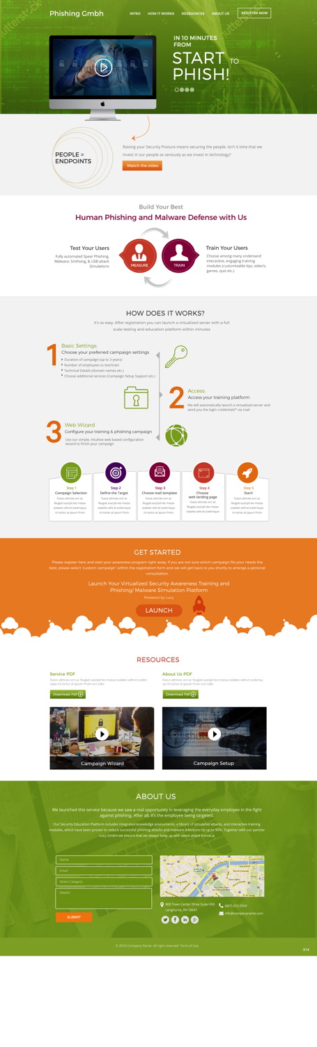 Diseño Web por pb para LUCY Security AG | Diseño #11862328