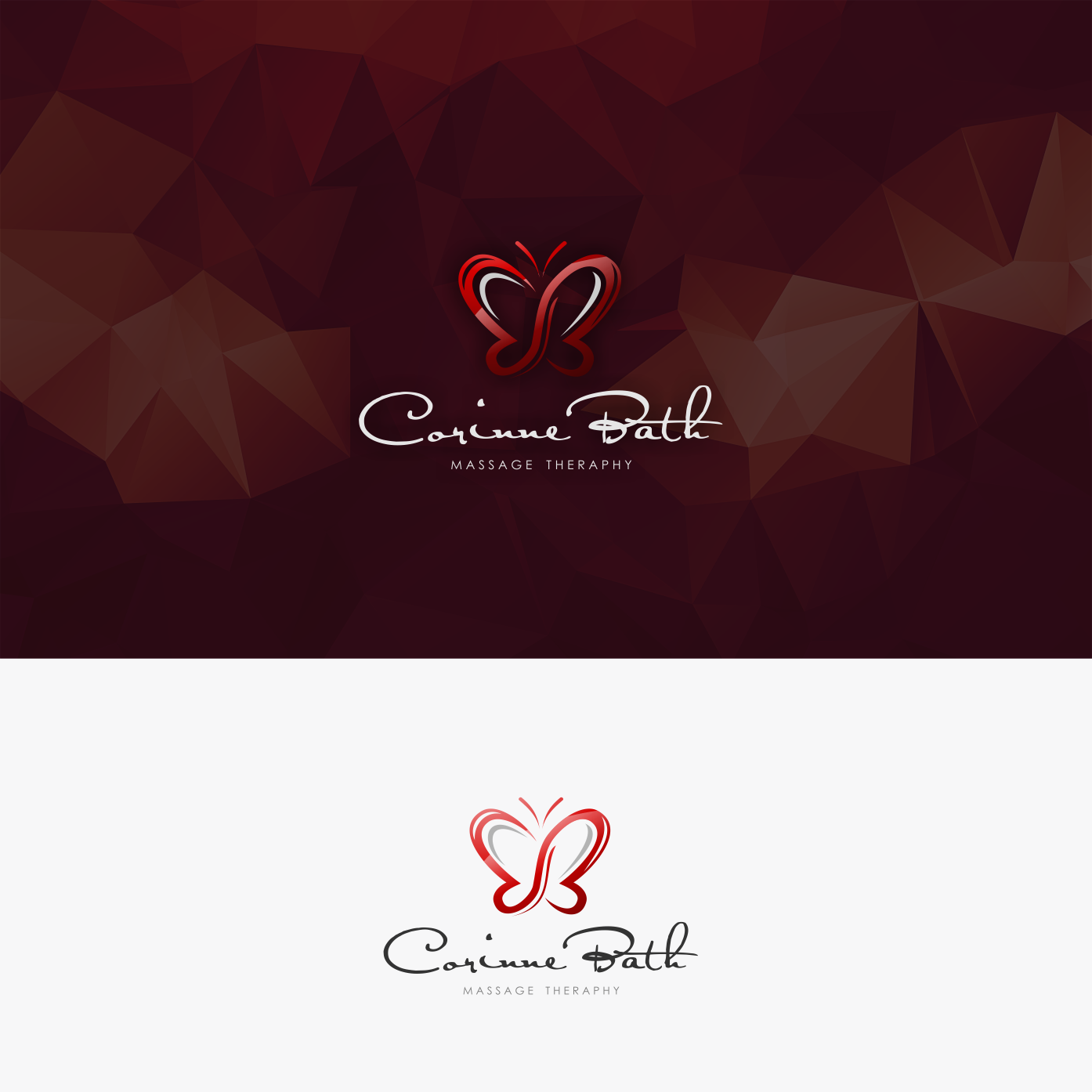Logo Design by artswolf for Corinne Baht Massage Therapy | Design #11752630