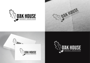 Logo Design by The Marble Peach for Oak House Property Inspections, PLLC | Design: #11799258
