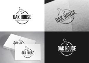 Logo Design by The Marble Peach for Oak House Property Inspections, PLLC | Design: #11801701