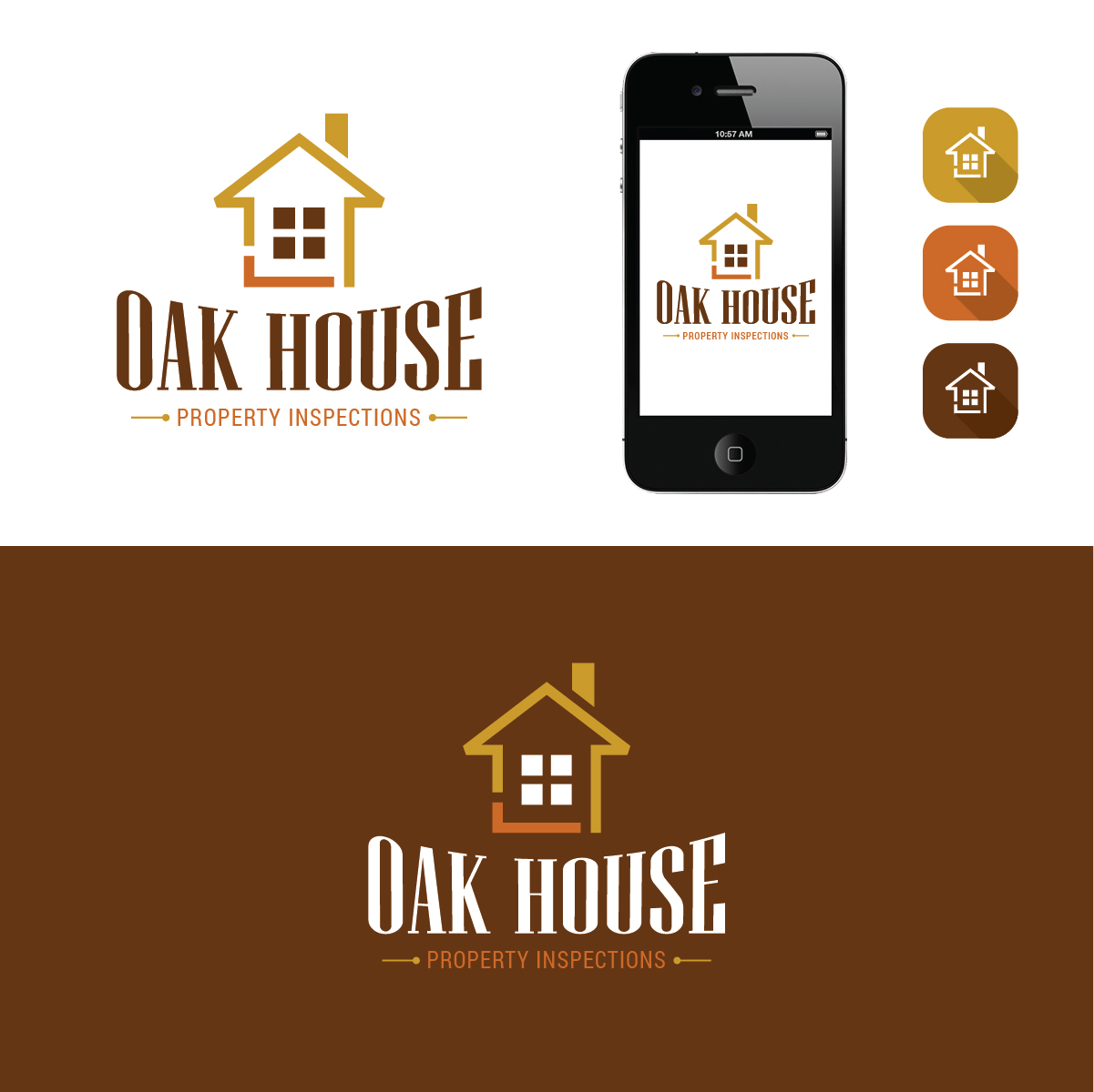Logo Design by nandkumar for Oak House Property Inspections, PLLC | Design #11740258