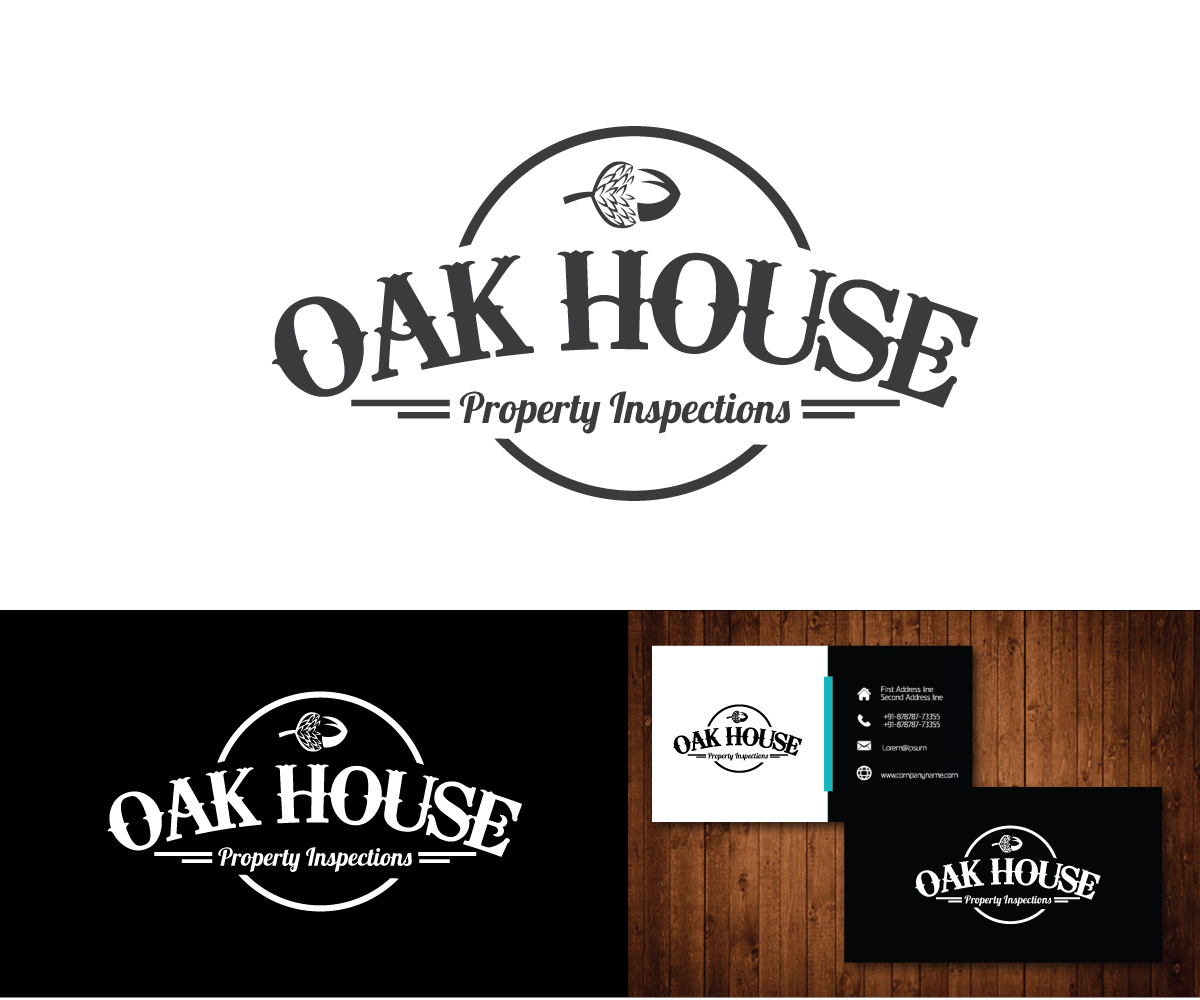 Logo Design by e-graphics for Oak House Property Inspections, PLLC | Design #11726917
