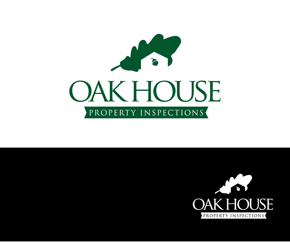 Logo-Design von e-graphics für Oak House Property Inspections, PLLC | Design #11746516