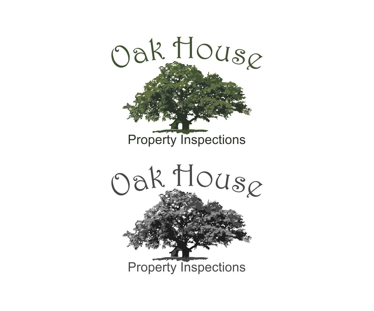 Logo Design by wayo remora for Oak House Property Inspections, PLLC | Design #11745415