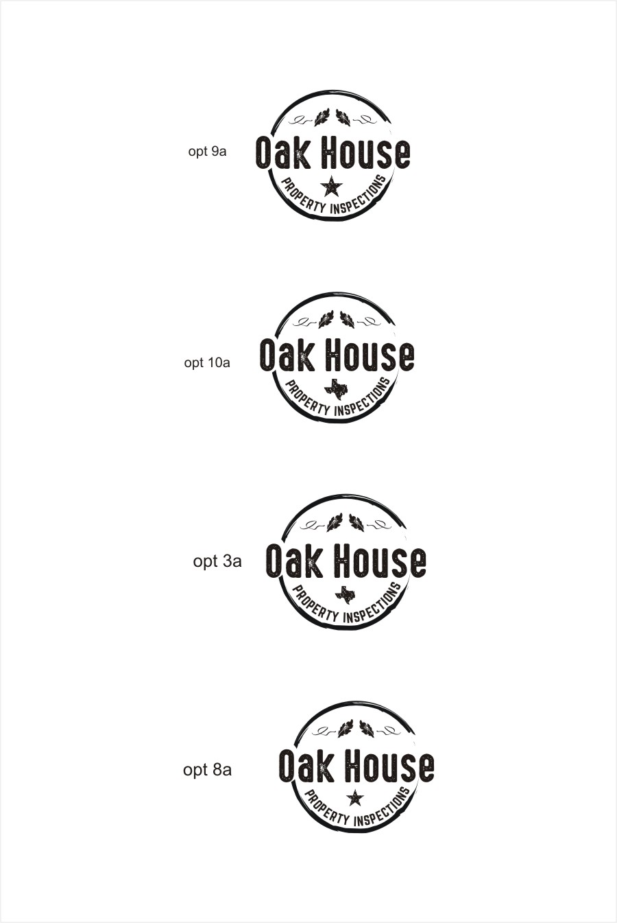 Logo Design by Sushma for Oak House Property Inspections, PLLC | Design #11813829