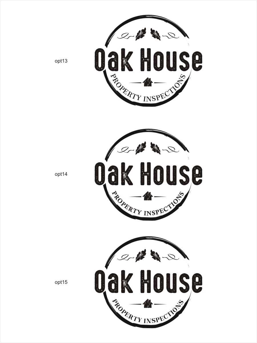 Logo Design by Sushmaa for Oak House Property Inspections, PLLC | Design #11866676