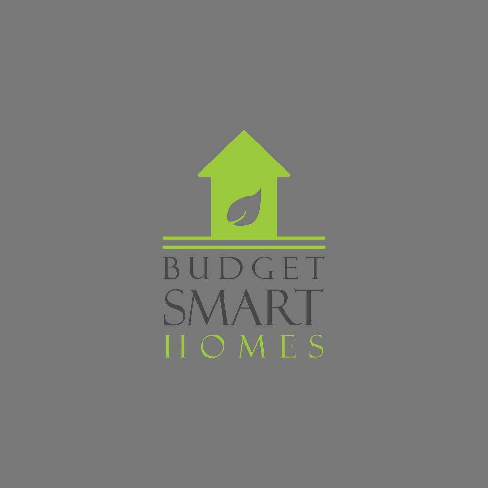 elegant playful residential construction logo design for budget