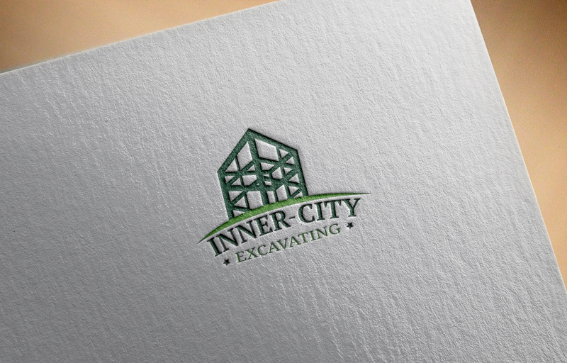 Logo Design by salam1891991 for Inner City Excavating  | Design #11733928