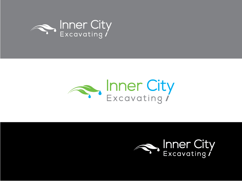 Logo Design by atalab for Inner City Excavating  | Design #11734953