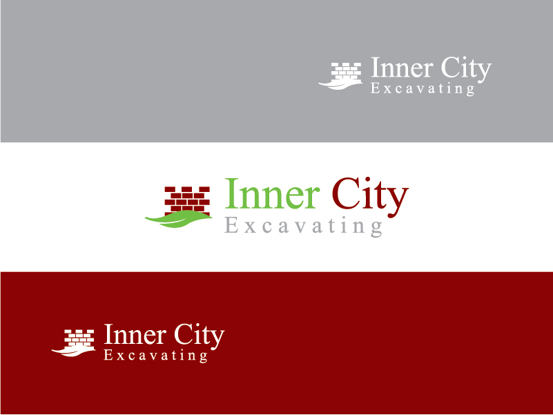 Logo Design by atalab for Inner City Excavating  | Design #11734969