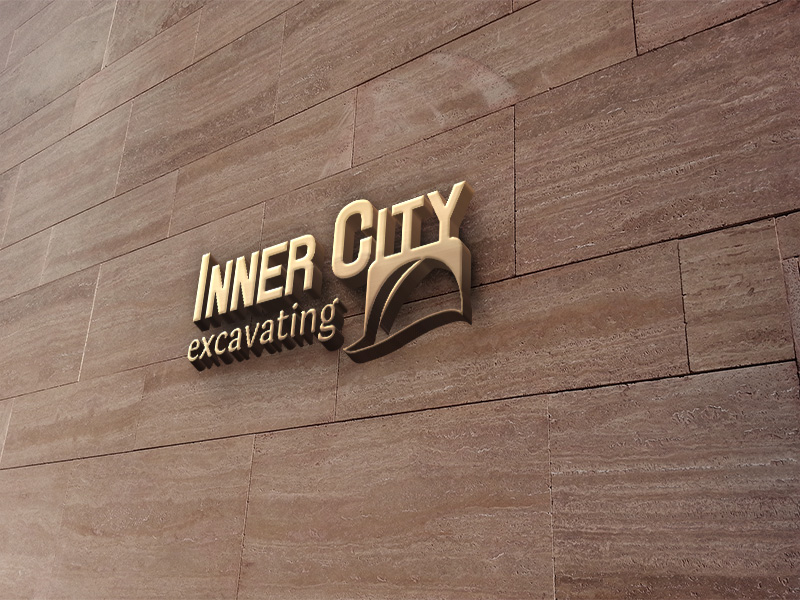 Logo-Design von mstrezia für Inner City Excavating  | Design #11735109