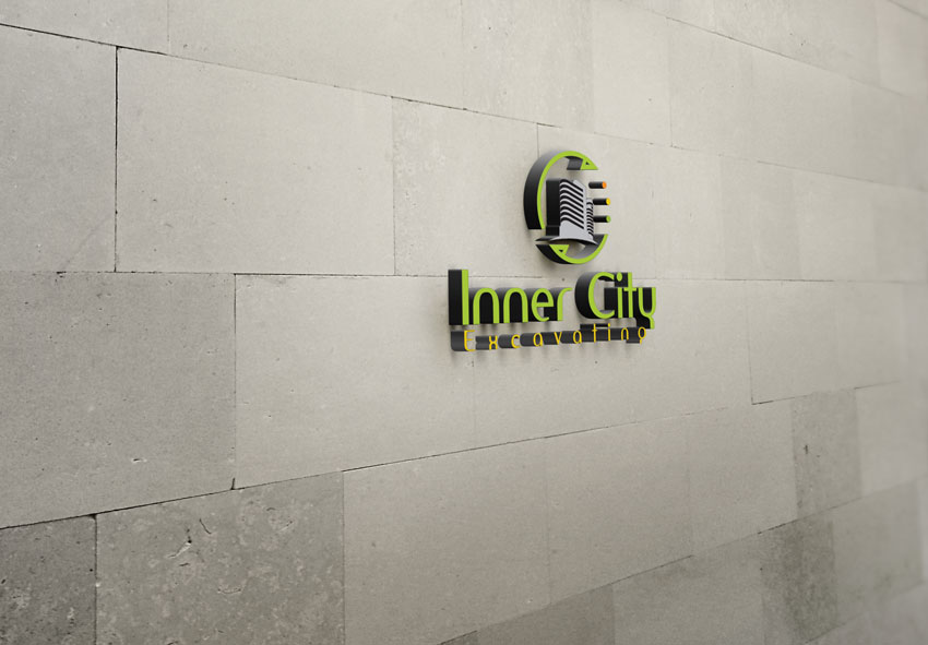 Logo Design by mstrezia for Inner City Excavating  | Design #11736596