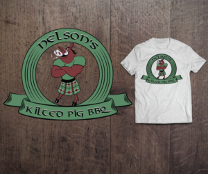 Nelson's Kilted Pig BBQ | Logo Design by just_me