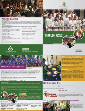 Flyer Design by Yosan DS for Trinity English Lutheran Church | Design: #11813802