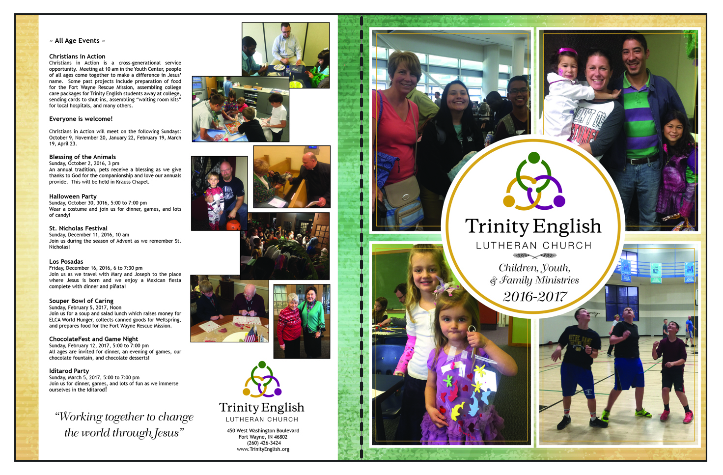 Diseño de Flyer por jmsgraphicdesign para Trinity English Lutheran Church | Diseño #11805409