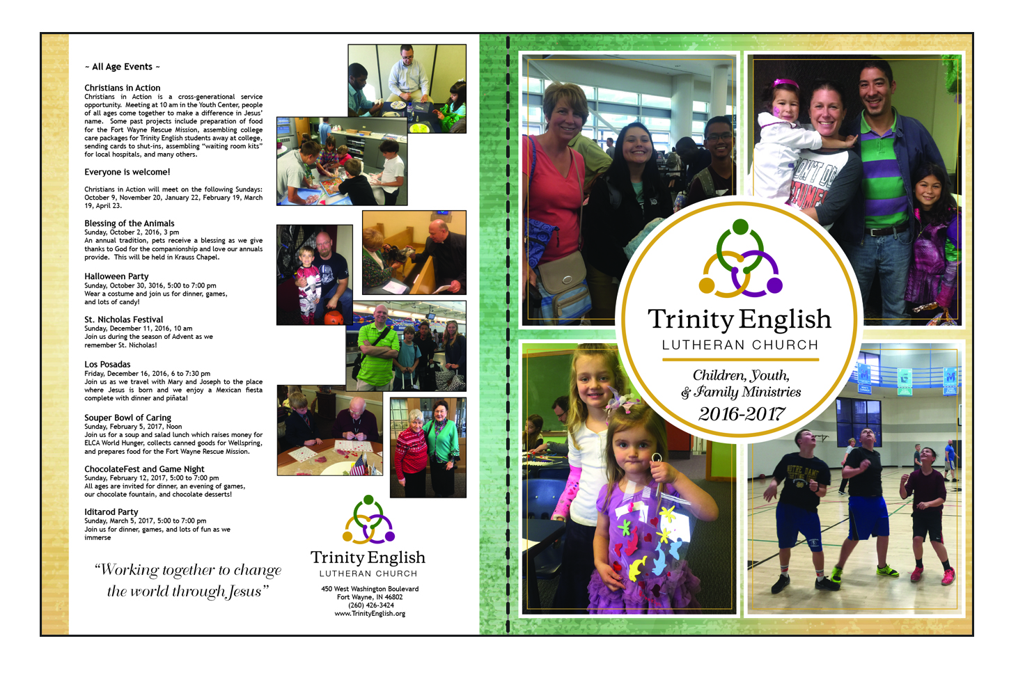 bold modern church flyer design for trinity english lutheran church in united states design 11812244