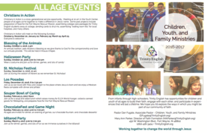 Flyer Design by Alyssa Secor for Trinity English Lutheran Church | Design: #11785053