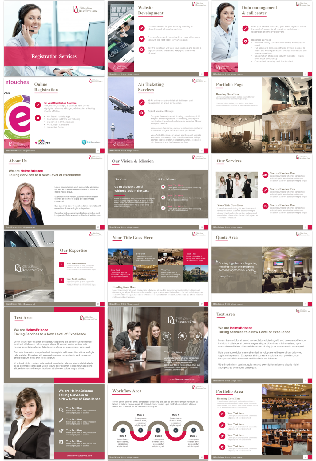 PowerPoint Design by Imazing for HelmsBriscoe | Design #11771545