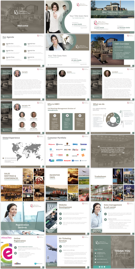 PowerPoint Design by Imazing for HelmsBriscoe | Design #11815352