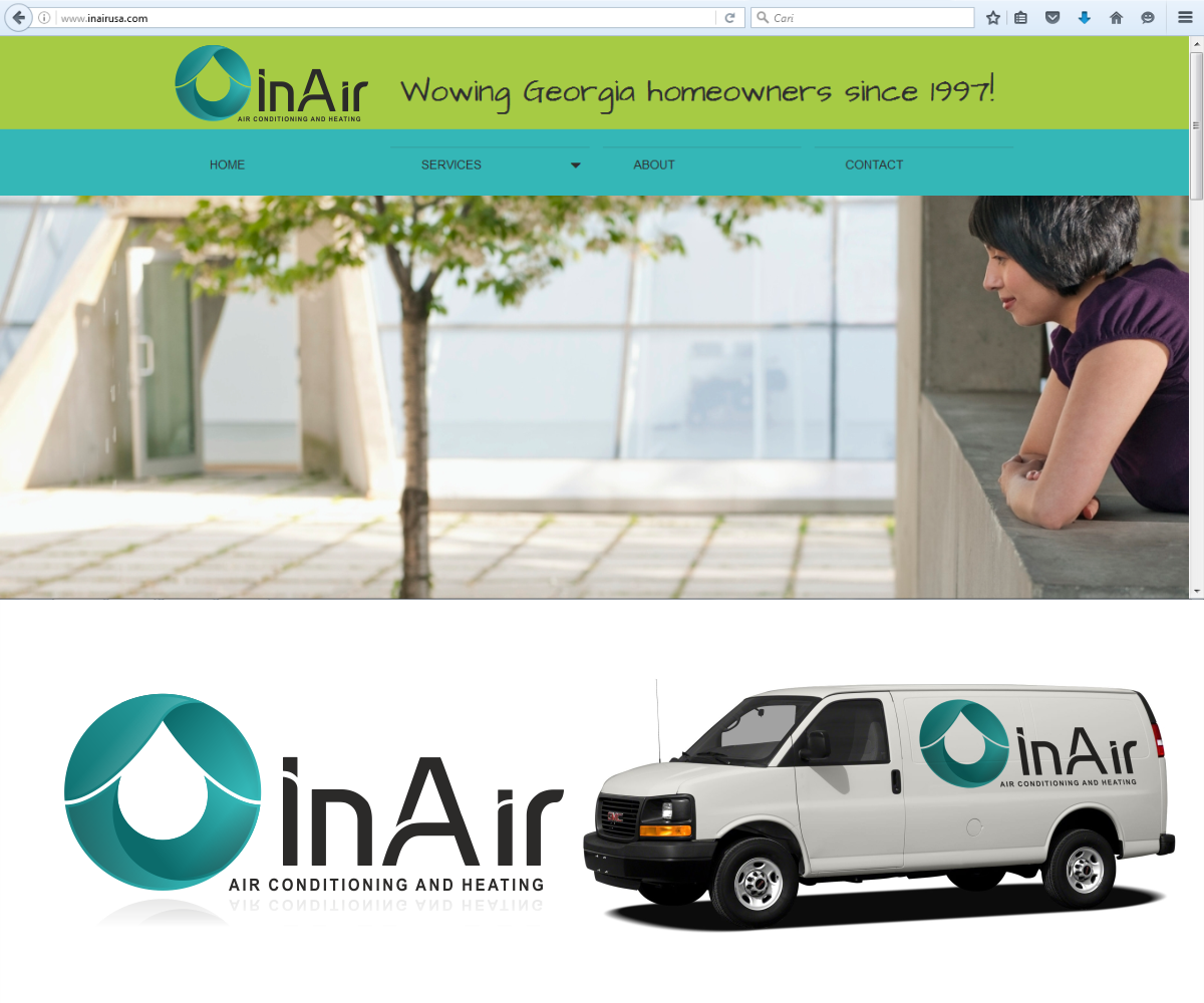 Logo Design by Ayuba Project for inAir Heating & Air, LLC | Design #11773651