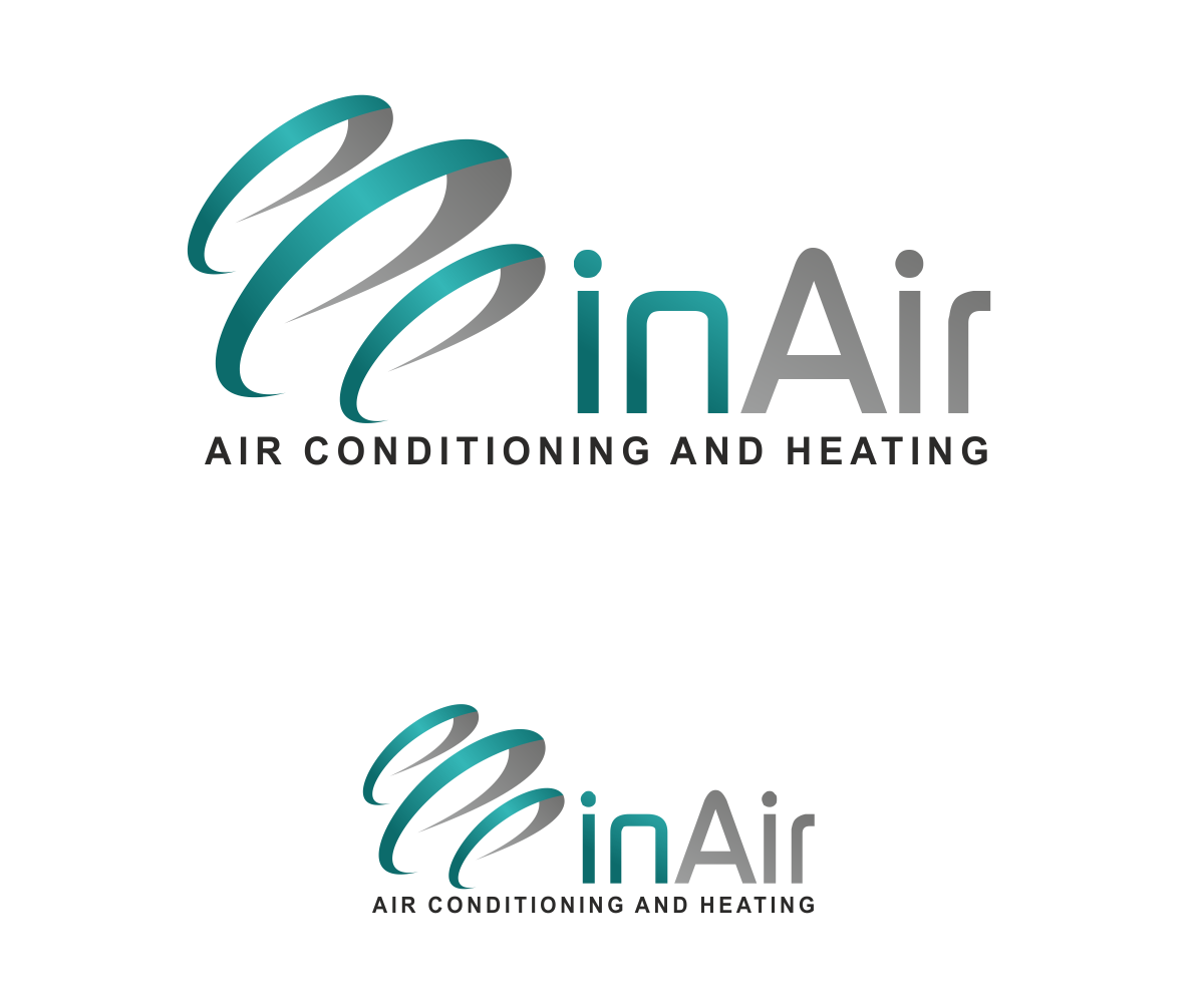 Logo Design by Ayuba Project for inAir Heating & Air, LLC | Design #11779045