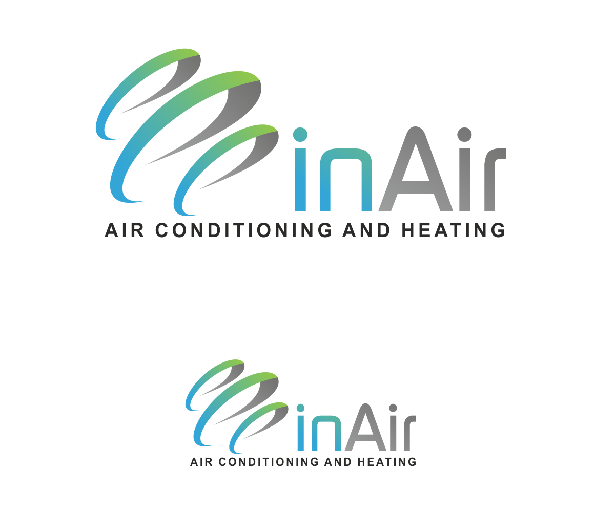Logo Design by Ayuba Project for inAir Heating & Air, LLC | Design #11779046