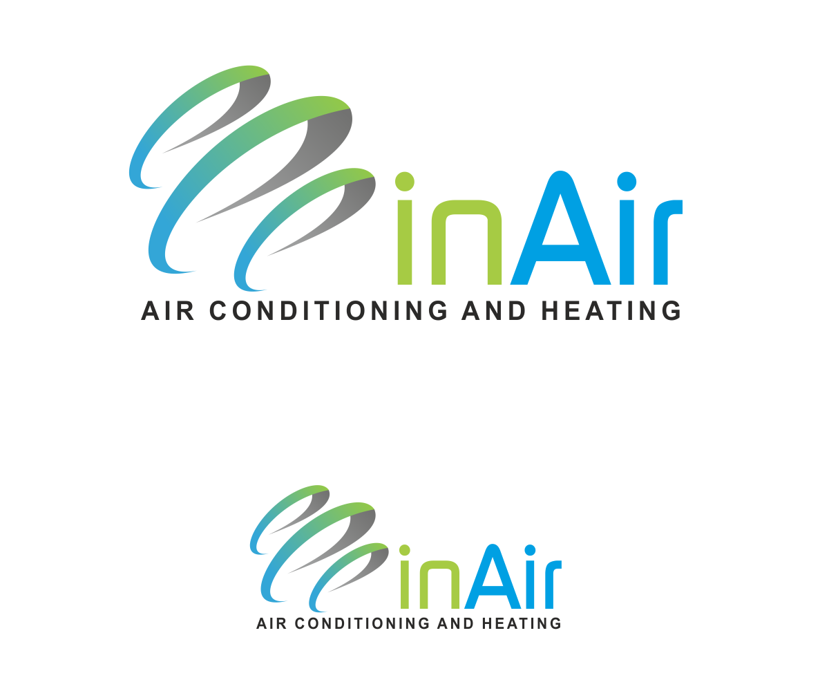 Logo Design by Ayuba Project for inAir Heating & Air, LLC | Design #11779048