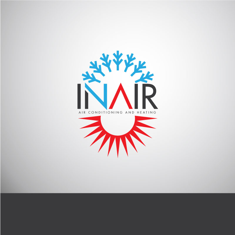 Logo Design by Arrowhead for inAir Heating & Air, LLC | Design #11773387