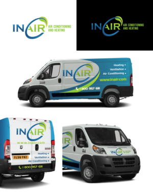 Diseño de Logo por thulet para inAir Heating & Air, LLC | Diseño: #11807940